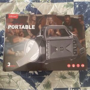 Black Portable Wireless Speaker